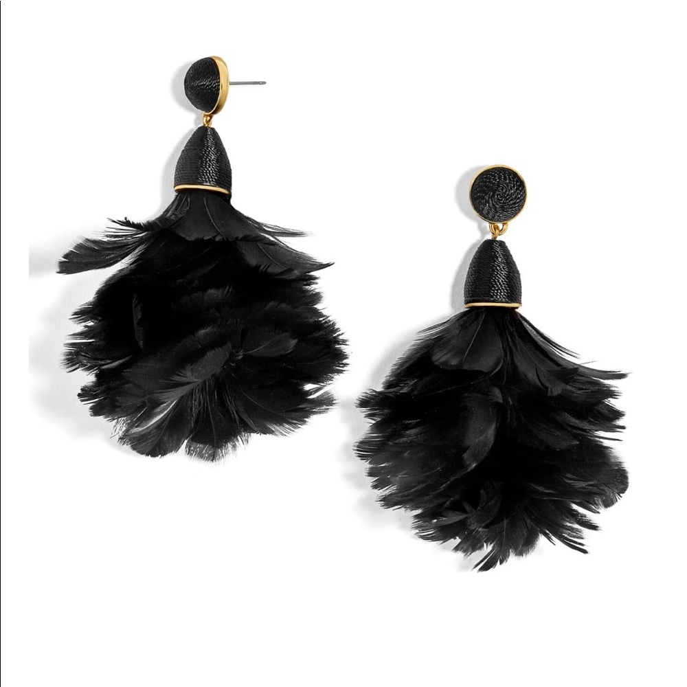 BaubleBar Parisian Feather Earrings